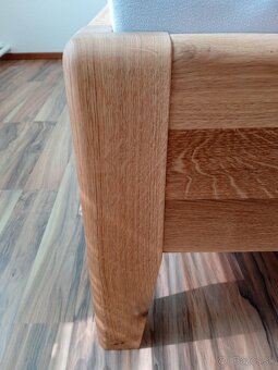 Dubová manželská posteľ Hugo + rošt zdarma, cena od 750€ - 5