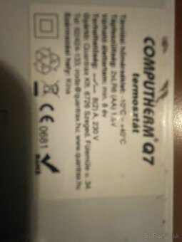 Izbový termostat COMPUTERM Q7 - 5