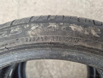 225/40 r18 letné 2 ks PIRELLI dezén 6,7 mm - 5