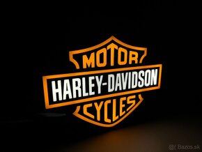 Harley Davidson LED Logo lampa - 5