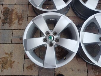 hlinikové disky Skoda-Fabia II Scout--61/2Jx16-ET-38--5x100 - 5