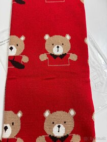 Krásna červená deka pre bábätká zo 100% bavlny - 5