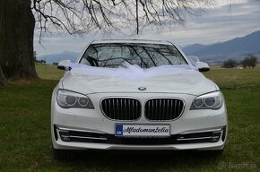 AUTO NA SVADBU, SVADOBNÉ AUTO, prenajom ,BMW 730 d - 5