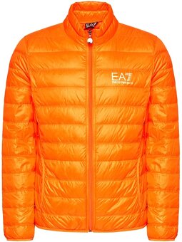 EA7 Emporio Armani páperová bunda /Oranžová. Veľkosť:L-XL. - 5