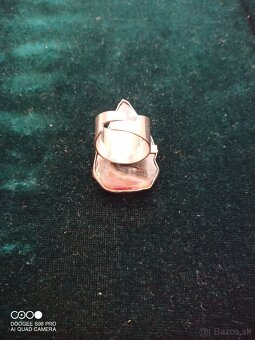 Prsteň s kameňom/ Achát/ - 5