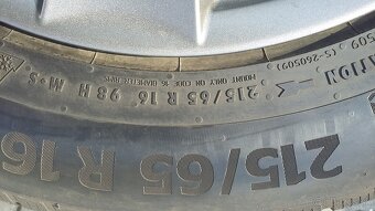 215/65R16 M+S na Hliníkových diskoch - 5
