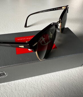 RAY-BAN clubmaster Red Havana G-15 Green Polarizačné - 5