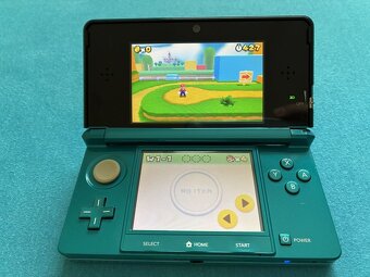 Nintendo 3ds aqua blue s krabicou a príslušenstvom - 5