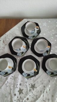 Kávová súprava, Karlovarský porcelán Czechoslovakia, - 5