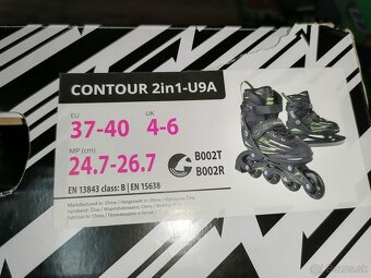 Detské korčule 37-40 2 in 1. - 5