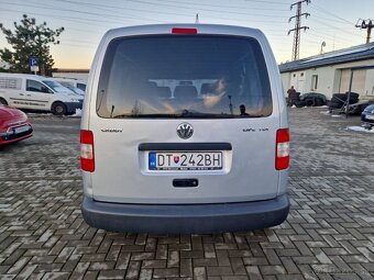 Predám Volkswagen Caddy 1.9 TDI 77 KW r.v.2009.Ohrev,7-miest - 5