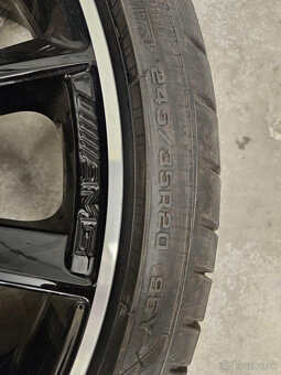 Mercedes Benz E klasse pneumatiky na diskoch - 5