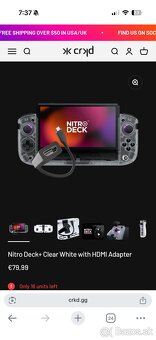 Nintendo switch OLED + 2 x CRKD nitrodeck za 200€ - 5