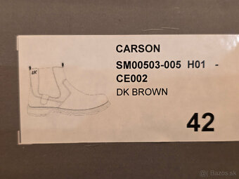 Pánske kožené topánky 42 - 5
