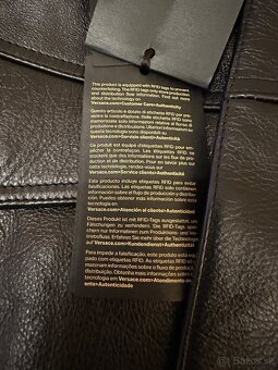 Pánska luxusná kožená vesta Versace - 5