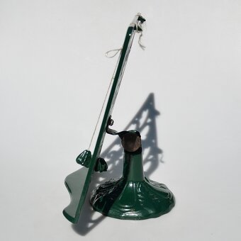 Ťažký anglický liatinový vintage stojan na knihu, tablet - 5