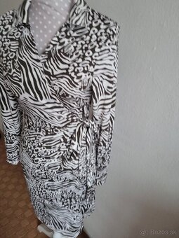 nové olivovo-biele zavinovacie šaty Orsay veľ. M - 5