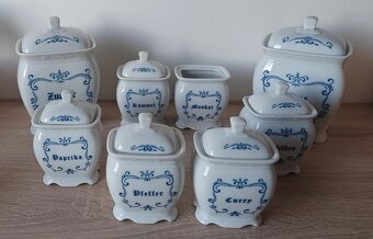 Nádherná starožitná sada koreničiek-dóz - 5