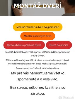 Kvalitný montáž interiérových dveri - 5