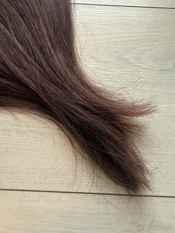 Clip in vlasy - gaštanová hnedá - 5