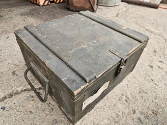 Vojenska drevena krabica bedňa 6. - 5