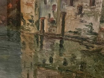 OBRAZ - Olejomaľba - Krajina s riekou - 5