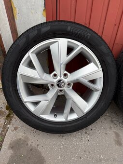 Originál elektróny Skoda Kodiaq R19 ET43 7J LETNÉ 235/50 R19 - 5