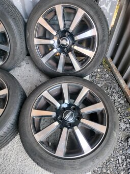4ks alu disky 5x114,3 R R17 pneu 7mm letné 215/55 r17 - 5