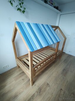 Detska postielka - svetly masiv - 5