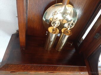 Nádherné starožitné, figurálne - nástenné hodiny. - 5