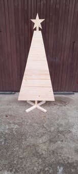 Drevený vianočný stromček - 5