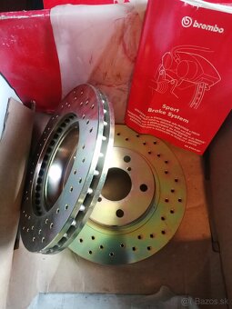 Brembo přední brzdové kotouče Subaru lmpteza - 5