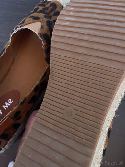 Tigrované espadrilky na platforme - 5