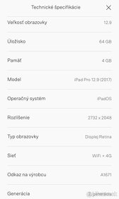 iPad pro 12.9 2 generácia 64 gb (2017) - 5