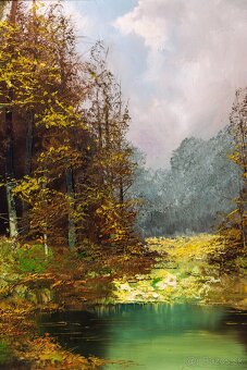 Krajinná expresia , Hans Grabner, olej , 1200 × 720 mm - 5
