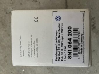 Športové kryty pedálov originál VW Group - 5