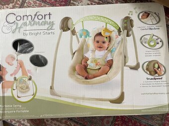 Hojdacie kresielko comfort harmony bright stars - 5