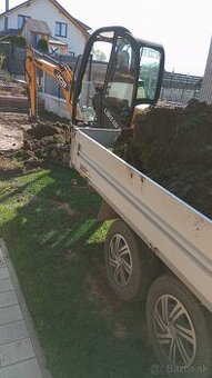 Predám brzdený vozík vyklápač na 3 strany - 5
