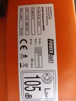 Drvič konárov Power cut 2800 - 5