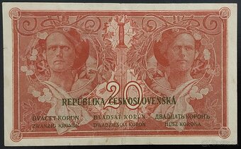 BANKOVKY IV. ČSR PRVÁ REPUBLIKA- I. EMISIA ROK 1919 - 5