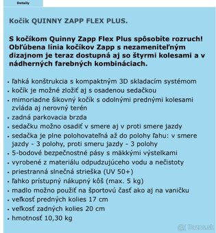 Quinny Zapp Flex Plus AKTUÁLNE - 5