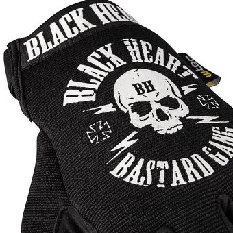 Moto rukavice W-TEC Black Heart Radegester – čierna, veľkosť - 5