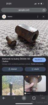 Stahovak lozisiek poloosy škoda 120 - 5