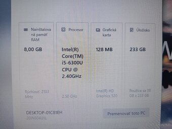 Lenovo thinkpad t470 ,Intel(R) Core™i5 , 8gb ram , ssd - 5