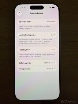 Iphone 15 PRO 256GB Natural Titanium - 5