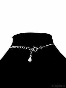 Strieborný náhrdelník nekonečno - nový - darčekové balenie - 5