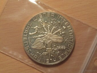 Rakúske 50 šilingy UNC/PROOF – Investičné striebro - 5