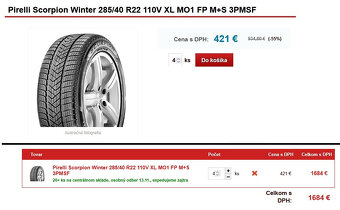 NOVE 285/40 R22 Pirelli Scorpion Winter ❄️ - 5