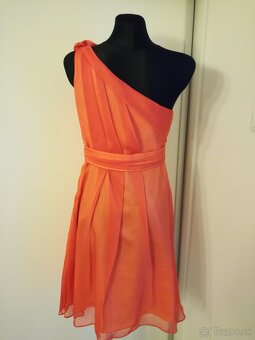 Oranžové šatičky, veľ. 40, nové - 5