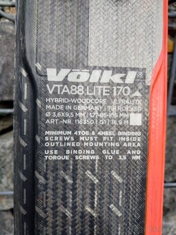 Lyže na skialp Volkl s pásmi - 5